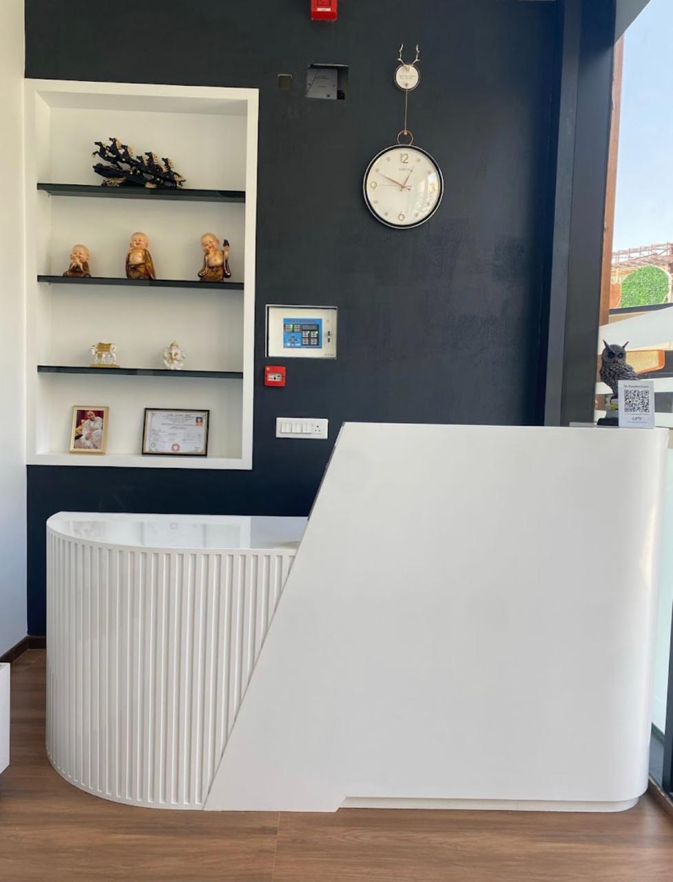 Reception area at Dr. Deepika Gupta's homeopathy clinic